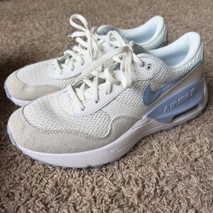 Nike Air Max Men’s Sneakers - White and Light Blue